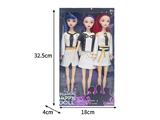 OBL10464416 - 11.5寸实身11关节K-POP猎魔女团娃娃3只装
