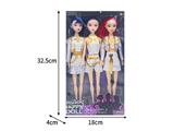 OBL10464418 - 11.5寸实身11关节K-POP猎魔女团娃娃3只装