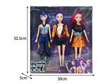 OBL10464420 - 11.5寸实身11关节K-POP猎魔女团娃娃3只装