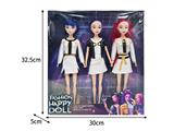 OBL10464421 - 11.5寸实身11关节K-POP猎魔女团娃娃3只装