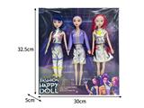 OBL10464424 - 11.5寸实身11关节K-POP猎魔女团娃娃3只装