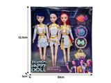 OBL10464428 - 11.5寸实身11关节K-POP猎魔女团娃娃3只装带配件