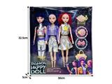 OBL10464429 - 11.5寸实身11关节K-POP猎魔女团娃娃3只装带配件