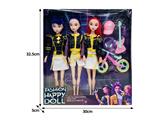 OBL10464432 - 11.5寸实身11关节K-POP猎魔女团娃娃3只装带配件
