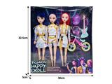 OBL10464433 - 11.5寸实身11关节K-POP猎魔女团娃娃3只装带配件