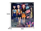 OBL10464435 - 11.5寸实身11关节K-POP猎魔女团娃娃3只装带配件