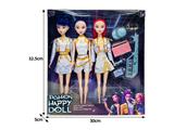 OBL10464438 - 11.5寸实身11关节K-POP猎魔女团娃娃3只装带配件