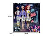 OBL10464439 - 11.5寸实身11关节K-POP猎魔女团娃娃3只装带配件