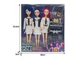 OBL10464441 - 11.5寸实身11关节K-POP猎魔女团娃娃3只装带配件
