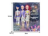 OBL10464444 - 11.5寸实身11关节K-POP猎魔女团娃娃3只装带配件