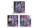 OBL10464468 - 11.5寸实身11关节K-POP猎魔男团猎魔女团娃娃2只装带配件