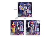 OBL10464471 - 11.5寸实身11关节K-POP猎魔男团猎魔女团娃娃2只装带配件