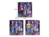 OBL10464474 - 11.5寸实身11关节K-POP猎魔男团猎魔女团娃娃2只装带配件