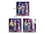 OBL10464478 - 11.5寸实身11关节K-POP猎魔男团猎魔女团娃娃2只装带配件