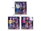 OBL10464480 - 11.5寸实身11关节K-POP猎魔男团猎魔女团娃娃2只装带配件