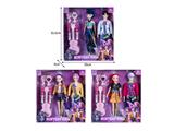 OBL10464543 - 11.5寸实身11关节K-POP猎魔男团猎魔女团娃娃2只装带配件