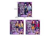 OBL10464572 - 11.5寸实身11关节K-POP猎魔男团猎魔女团娃娃2只装带配件