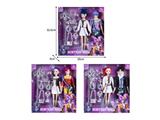 OBL10464573 - 11.5寸实身11关节K-POP猎魔男团猎魔女团娃娃2只装带配件