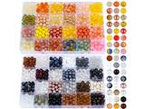 OBL10466491 - 8mm珍珠+玻璃珠+线（2*24格）