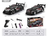 OBL10467097 - 1：16黑（PVC）（2.4G）遥控飘移仿真赛车（遥控喷雾））[1：1遥控车遥控赛车仿真车]