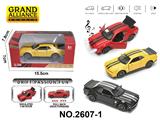 OBL10468409 - 1:36回力合金车模-道奇地狱猫带灯光音乐   3色混装