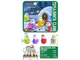 OBL10469365 - 拉线灯光圣诞老人(12PCS)