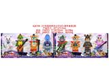 OBL10469651 - 3寸玩具熊积木公仔4只+配件盒装2款