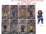 OBL10469660 - 16-19CM美系恐怖电影主角单只（头手脚关节可动）+配件卡装8款