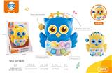 OBL10470481 - 婴童早教益智卡通猫头鹰电子琴二色混装