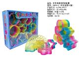 OBL10470748 - 中号闪片色多款形状彩虹圈（中文版）