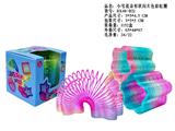 OBL10470767 - 小号闪片色花朵形状彩虹圈