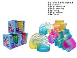 OBL10470770 - 小号闪片色四款形状彩虹圈