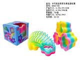 OBL10470772 - 中号台湾色花朵形状彩虹圈