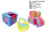 OBL10470781 - 大号台湾色爱心形状彩虹圈
