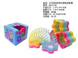 OBL10470782 - 大号台湾色花朵形状彩虹圈