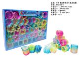 OBL10470792 - 小号闪片色多款形状彩虹圈