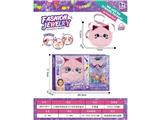 OBL10472988 - 小猫咪毛绒包包+DIY串珠女孩饰品过家家套装（插梳）