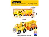 OBL10474095 - 工程车套装玩具（滑行带灯光声音，挖机+长方斗）