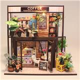 OBL10479001 - 时光旅行咖啡屋（带亚克力罩）
