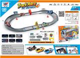 OBL10480277 - 轨道竞速 RC 合金漂移车配赛道配1只遥控车和1个遥控器
2.4GHZ 自动演示功能（智能双控可APP可遥控器）
手机APP功能：五种功能操作界面可选择，多国语言，3D游戏，
车速显示，重力感应，编程操控等等