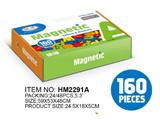 OBL10484284 - 磁性字母数字符号盒庄(1.25英寸)160pcs