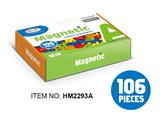 OBL10484286 - 磁性字母数字符号盒庄(1.5英寸)106pcs