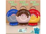 OBL10487710 - 甜甜圈旋转泡泡机（不带遥控，巧克力/粉色/蓝色）