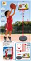OBL10488994 - 透明亚克力篮球架(配1粒16cm篮球+1只大打气筒+1个篮球网)