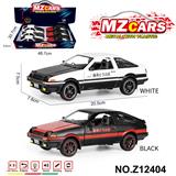 OBL10491148 - 卡通益智仿真回力合金车模型1:24 AE86