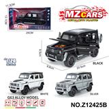 OBL10491173 - 卡通益智仿真回力合金车模型1:24 大奔G63
