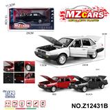 OBL10491178 - 卡通益智仿真回力合金车模型1:24 桑塔纳