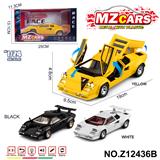 OBL10491185 - 卡通益智仿真回力合金车模型1:24 康塔什LP500S