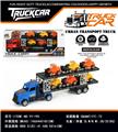 OBL10491397 - 惯性美式拖头卡车载六辆工程车