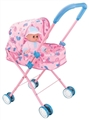 OBL313084 - 14" doll baby sunshade trolley (iron)